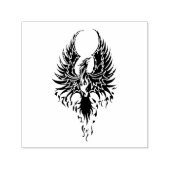 Phoenix Firebird Tribal vlammen Zelfinktende Stempel (Design)