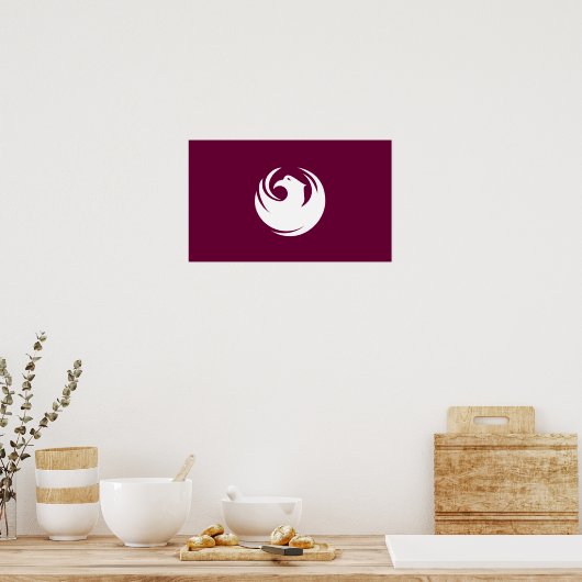 Phoenix Flag Poster (Keuken)