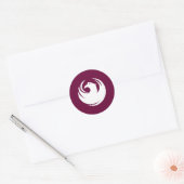 Phoenix Flag Ronde Sticker (Envelop)