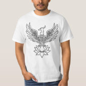 Phoenix Flame Embleem T-shirt (Voorkant)