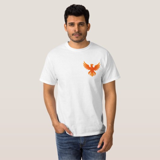 Phoenix Flame Embleem T-shirt (Voorkant volledig)