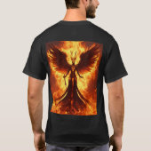 Phoenix Flame Logo T-Shirt - Symbool van wedergebo (Achterkant)