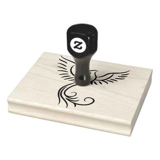 Phoenix Flames Dier Mystiek Vogel Embleem Rubberstempel (Stempel)