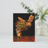 Phoenix Flower Briefkaart (Staand voorkant)