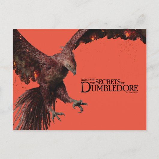 Phoenix Flying Graphic Briefkaart (Voorkant)