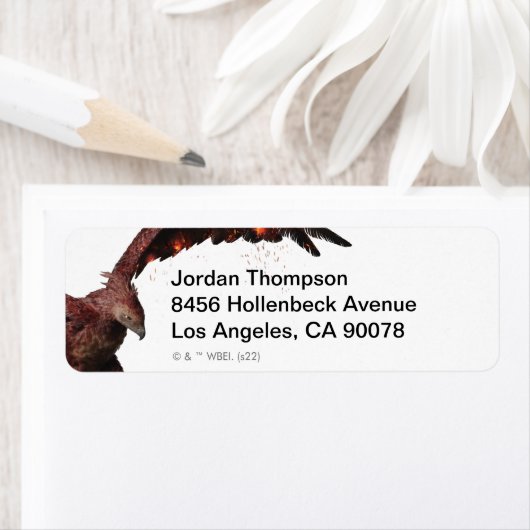 Phoenix Flying Graphic Etiket (Insitu)