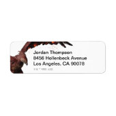 Phoenix Flying Graphic Etiket (Voorkant)