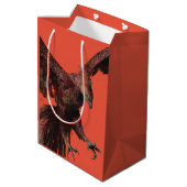 Phoenix Flying Graphic Medium Cadeauzakje (Achterkant Gekanteld)