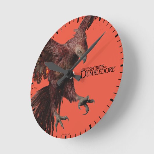Phoenix Flying Graphic Ronde Klok (Hoek)