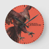 Phoenix Flying Graphic Ronde Klok (Voorkant)