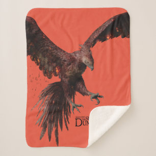 Phoenix Flying Graphic Sherpa Deken