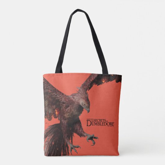 Phoenix Flying Graphic Tote Bag (Achterkant)
