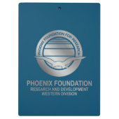 Phoenix Foundation (R&D West) Faux Silver Klembord (Achterkant)