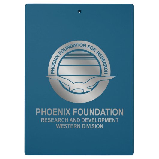 Phoenix Foundation (R&D West) Faux Silver Klembord (Achterkant)