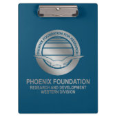 Phoenix Foundation (R&D West) Faux Silver Klembord (Voorkant)