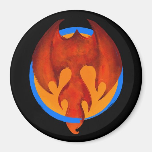 Phoenix Fridge Magnet (Voorkant)