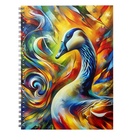Phoenix Gans Vlammenschrift Notitieboek (Voorkant)
