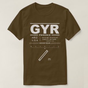 Phoenix Goodyear Airport GYR T-shirt