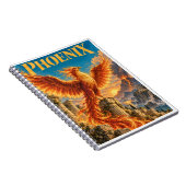 Phoenix, Gotische Fantasy-Monster Notitieboek (Rechterzijde)