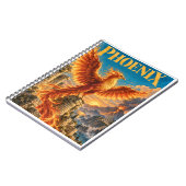 Phoenix, Gotische Fantasy-Monster Notitieboek (Linkerzijde)