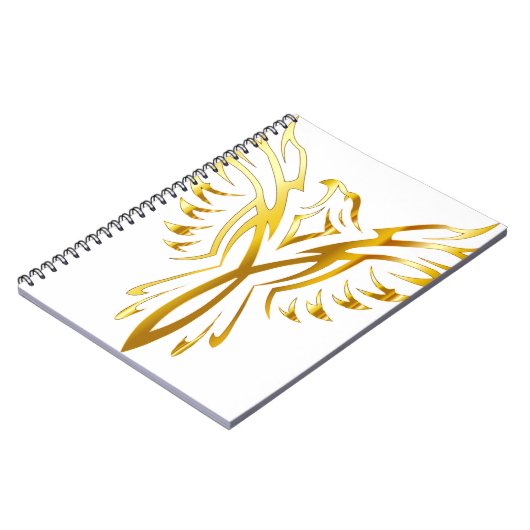 Phoenix goud notitieboek (Linkerzijde)