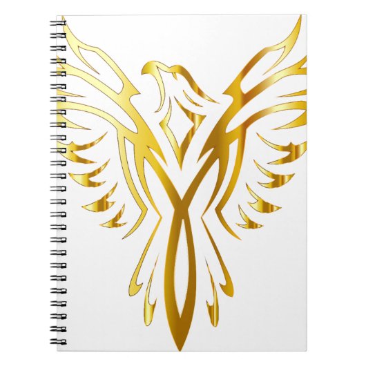 Phoenix goud notitieboek (Voorkant)
