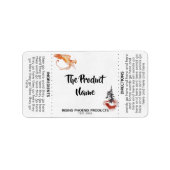 *~* Phoenix Hair Body Cream Face Bath Zeep Etiket (Voorkant)