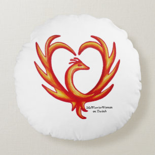 Phoenix Heart, MeWarriorWoman op Twitch Rond Kussen