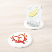 Phoenix Heart, MeWarriorWoman op Twitch Zandsteen Onderzetter (Zijkant)