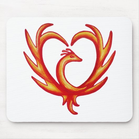 Phoenix Heart Muismat (Voorkant)