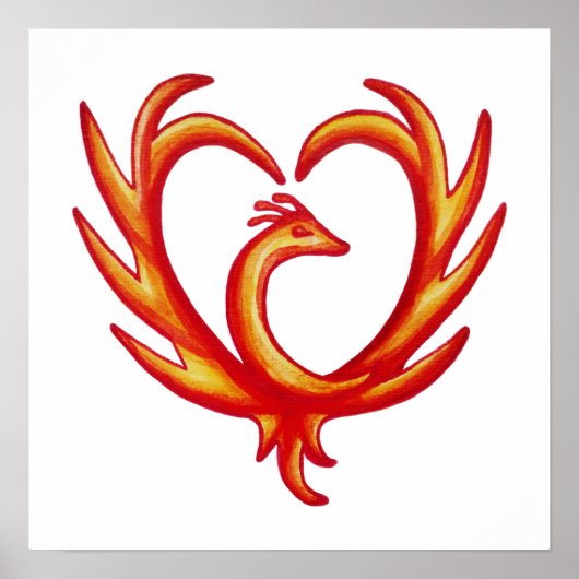 Phoenix Heart Poster (Voorkant)