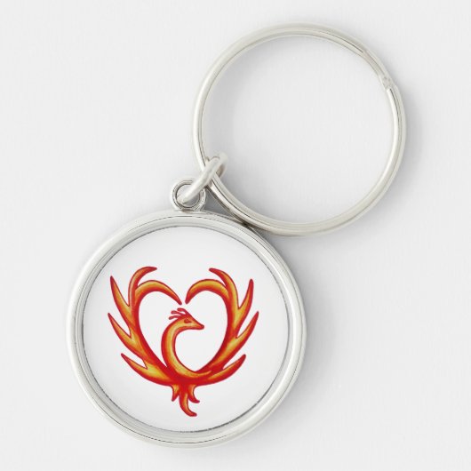 Phoenix Heart Sleutelhanger (Voorkant)