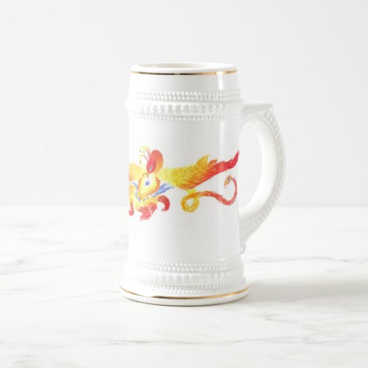 Phoenix Heart Stein Bierpul (Voorkant rechts)