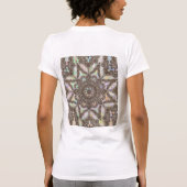Phoenix Henna Mandala Art T-shirt (Achterkant)