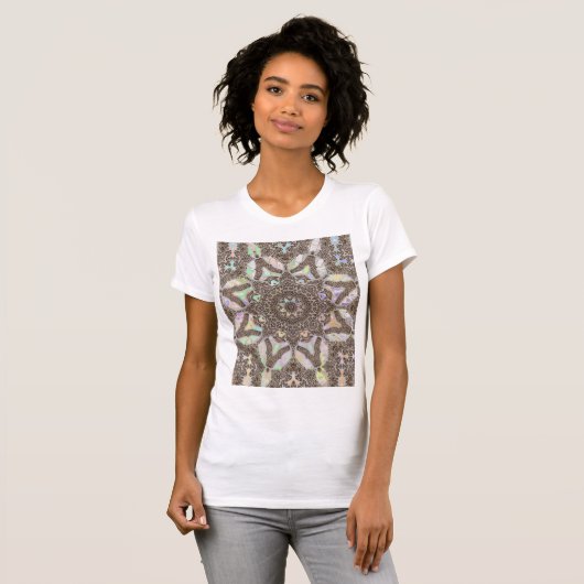 Phoenix Henna Mandala Art T-shirt (Voorkant volledig)