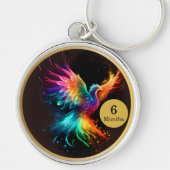 Phoenix Herstel Mijlpaal Cadeau Sleutelhanger (Voorkant)