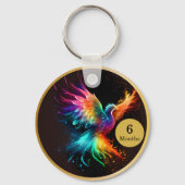 Phoenix Herstel Mijlpaal Cadeau Sleutelhanger (Voorkant)