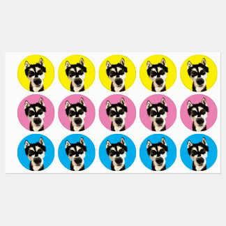 Phoenix het blad voor de Sticker van Husky