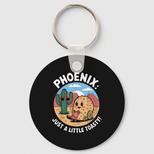 Phoenix hittegolf humor  sleutelhanger (Voorkant)