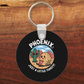 Phoenix hittegolf humor  sleutelhanger (Voorkant)