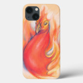 Phoenix in de Flames Pastel Art Case-Mate iPhone Case (Achterkant)