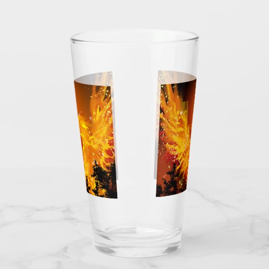 Phoenix in de Flight Glass Tumbler (Links)
