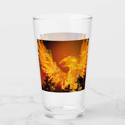 Phoenix in de Flight Glass Tumbler (Voorkant)