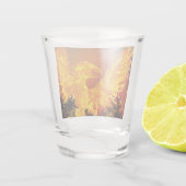 Phoenix in Flight Shot Glass Glas (Achterkant)