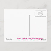 Phoenix in hart briefkaart (Achterkant)