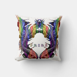 Phoenix in Pride kleuren Kussen