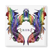 Phoenix in regenboogkleuren