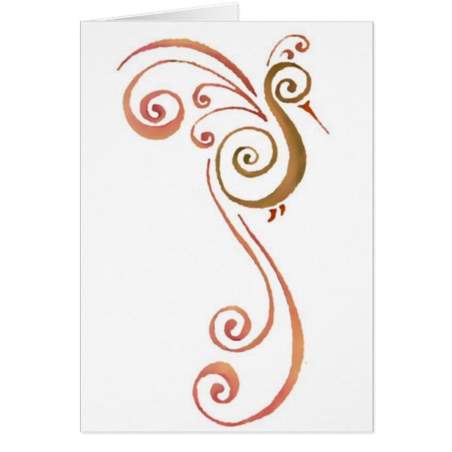 Phoenix in rust (Voorkant)