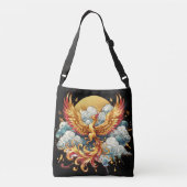 Phoenix in the Clouds Happy Moederdag | Crossbody Tas (Achterkant)