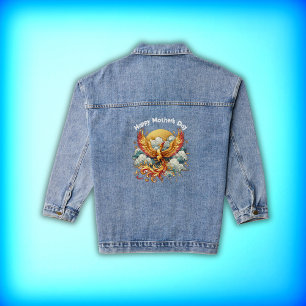 Phoenix in the Clouds Happy Moederdag   Denim Jacket